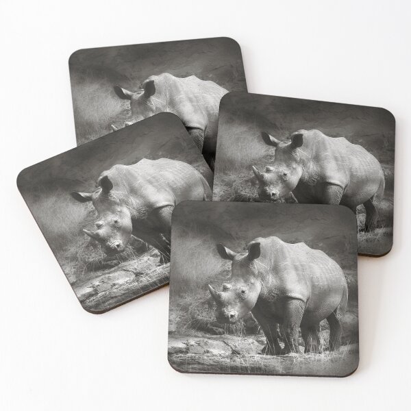 Item preview, African rhino designed and sold by Williamonart.