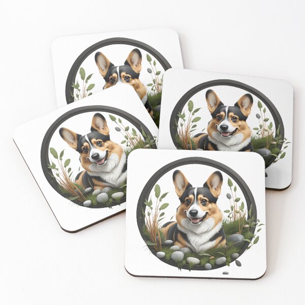 Item preview, Beautiful Tricolor Pembroke Welsh Corgi designed and sold by Kaleddis.