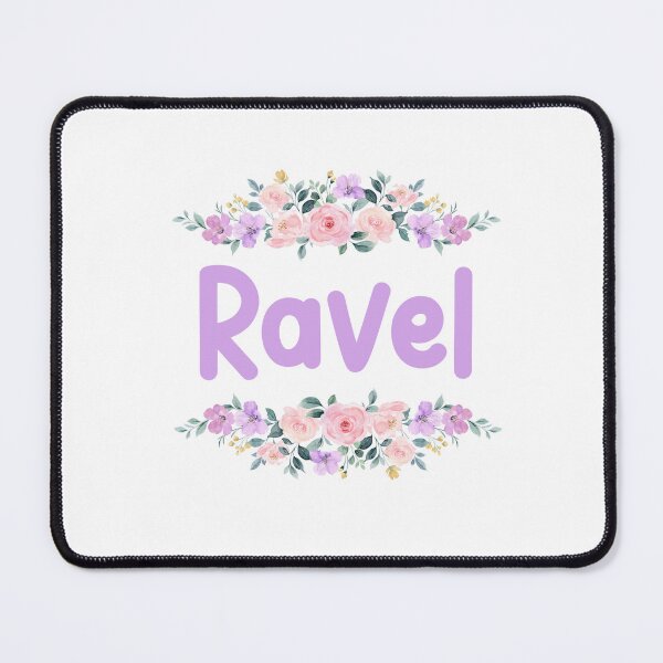 Item preview, Purple Flower Ravel Name Label designed and sold by NormadWorld.