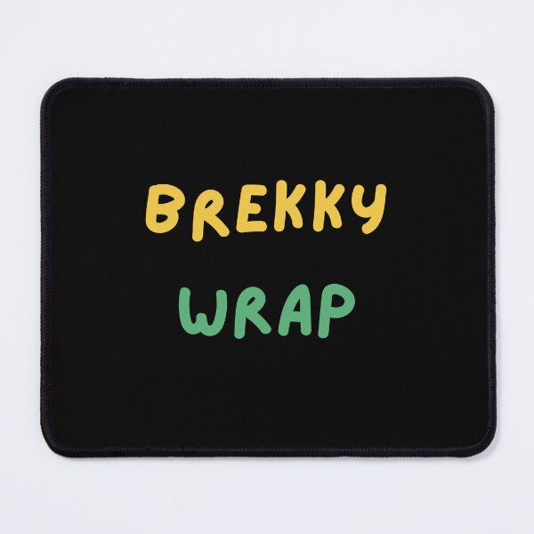 Item preview, Brekky Wrap! Australian Culture, Australian Slangs, Australian Sayings, simple cute text design designed and sold by Funny Australian Quotes.