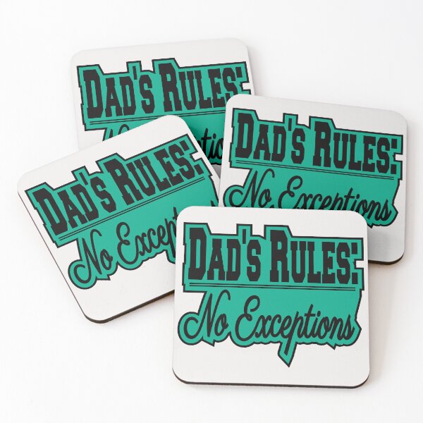 Item preview, Dad's Rules: No Exceptions Design | Gift For Father designed and sold by KansydMerch.