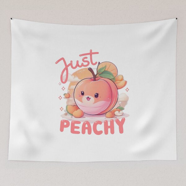 Item preview, Peachy Funny peach designed and sold by tkhrbika.