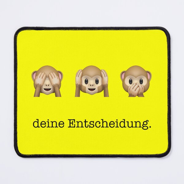 Item preview, your decision. | Three Monkeys | yellow designed and sold by kuhlartde.
