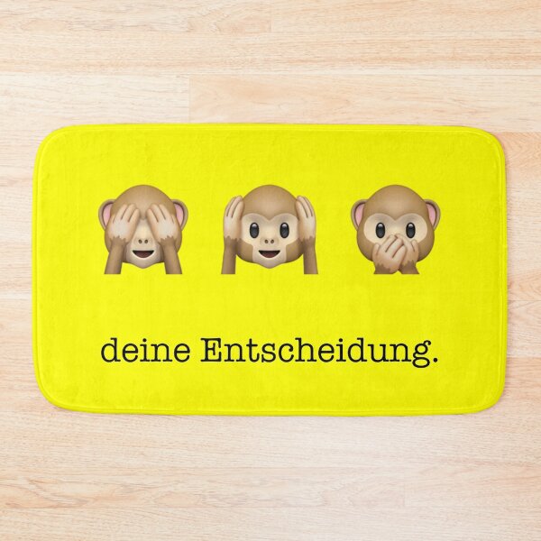 Item preview, your decision. | Three Monkeys | yellow designed and sold by kuhlartde.