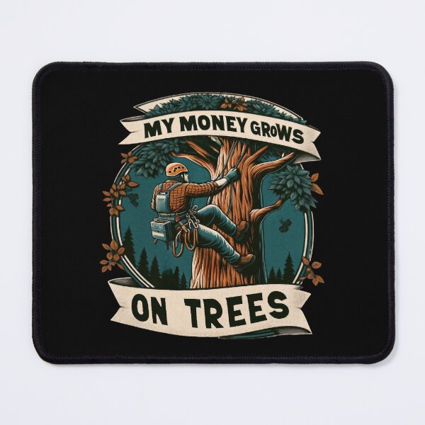 Item preview, My Money Grows On Trees, Funny Gifts For Arborists designed and sold by WorldByFlowers.