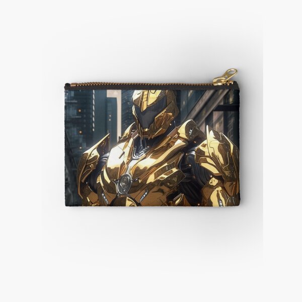 Item preview, gold knight digital art future armor robot cyborg designed and sold by UILOVE.