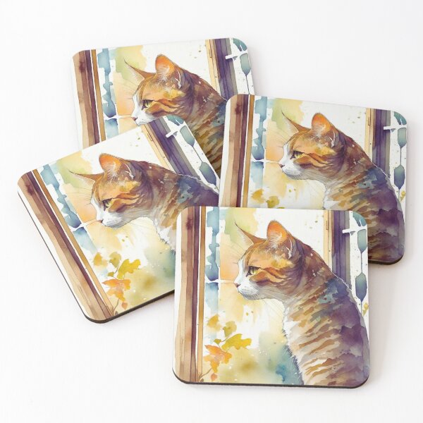 Item preview, Ginger Cat waiting for his Family designed and sold by Frame of Mind .