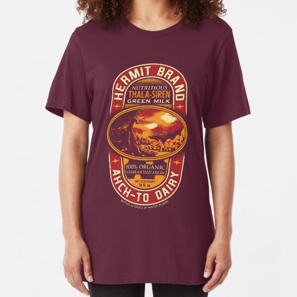 Finest Space Milk In The Galaxy Slim Fit T-Shirt