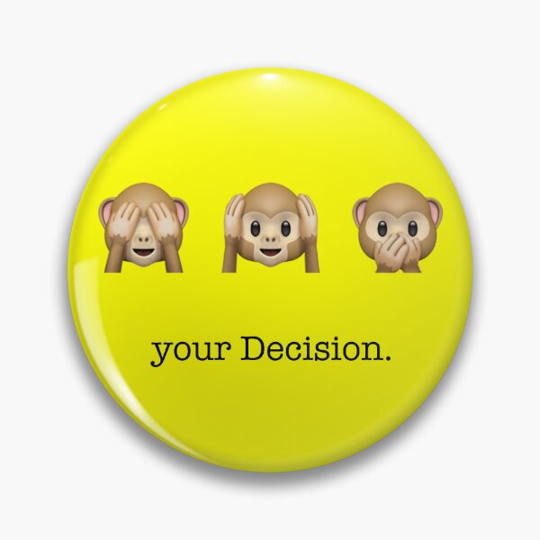 Item preview, your decision | Three Monkeys | yellow designed and sold by kuhlartde.