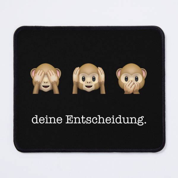Item preview, your decision. | Three Monkeys | black designed and sold by kuhlartde.