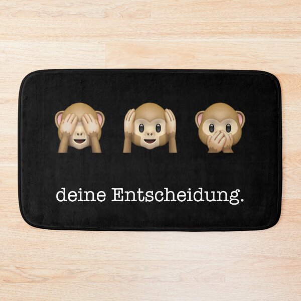 Item preview, your decision. | Three Monkeys | black designed and sold by kuhlartde.