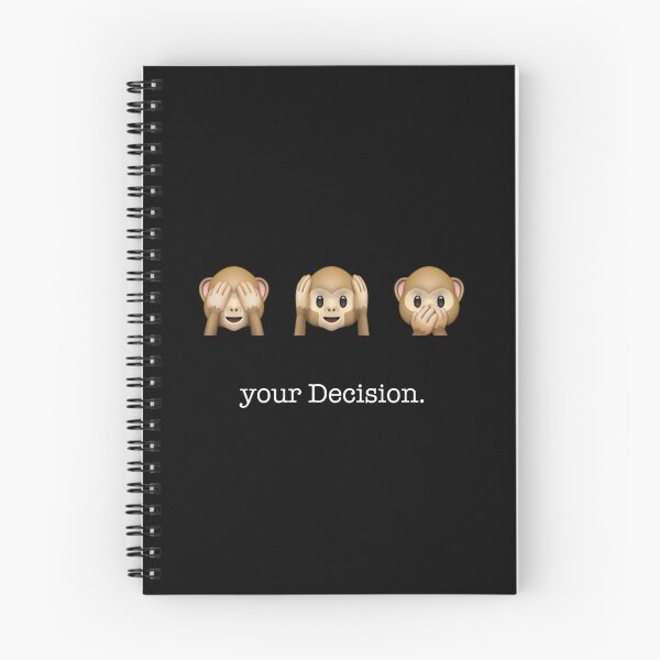 Item preview, your decision | Three Monkeys | black designed and sold by kuhlartde.