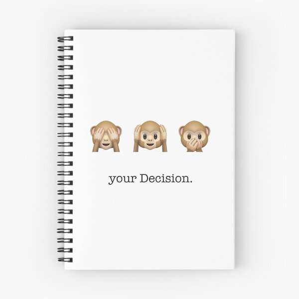 Item preview, your decision | Three Monkeys | white designed and sold by kuhlartde.
