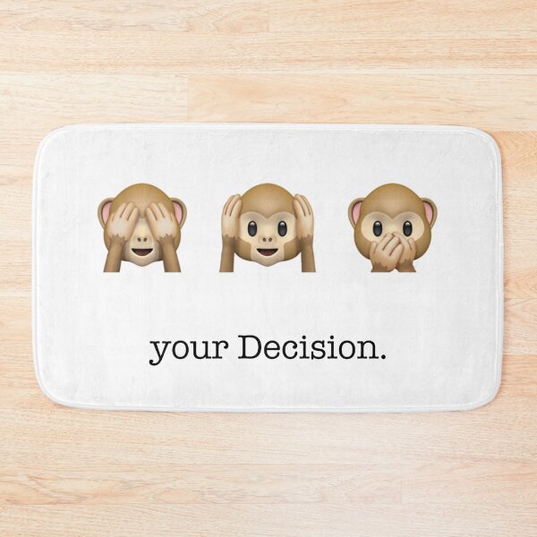 Item preview, your decision | Three Monkeys | white designed and sold by kuhlartde.