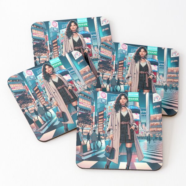 Item preview, Fashion Girl in Shibuya designed and sold by unrealartwork.