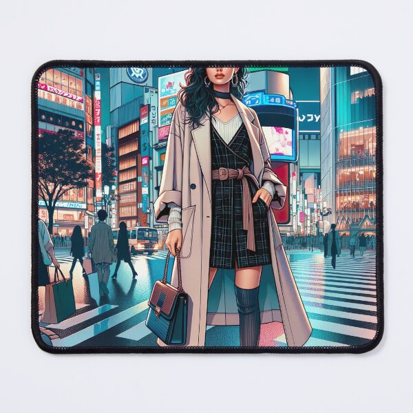 Item preview, Fashion Girl in Shibuya designed and sold by unrealartwork.