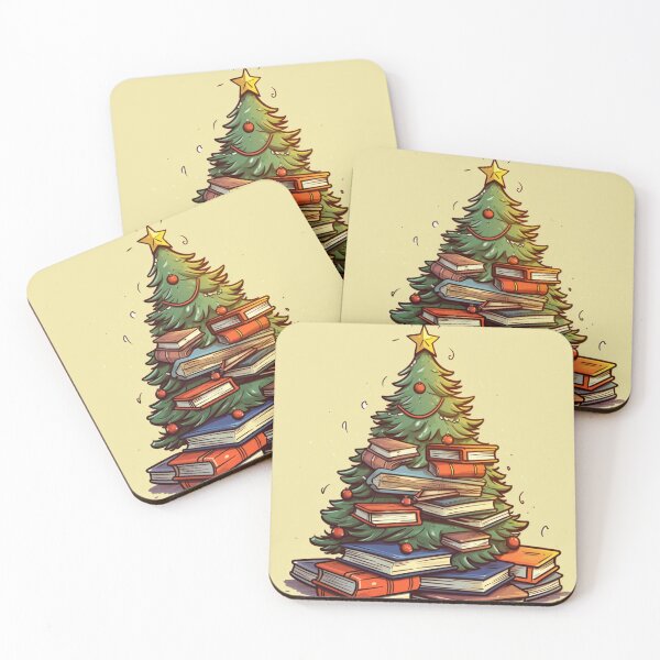 Item preview, Christmas Tree With Books. My Bookish Pack. designed and sold by LuNkyRose.