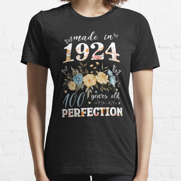 Item preview, 100 years old Made In 1924 Floral 100th Birthday Vintage  designed and sold by Sasikharn.