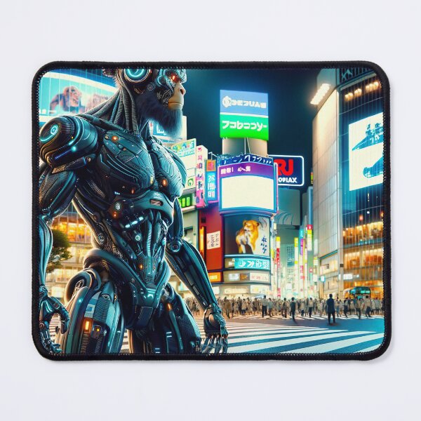 Item preview, Cyborg Monkey Shibuya designed and sold by unrealartwork.