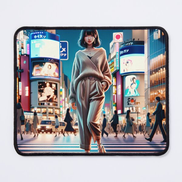 Item preview, Woman in Shibuya designed and sold by unrealartwork.