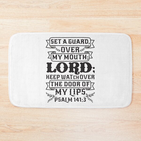 Item preview, Psalm 141:3 Set A Guard Over My Mouth designed and sold by plushism.