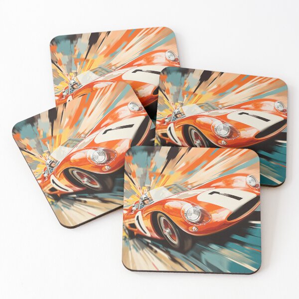 Item preview, Vintage Speedster - Classic Racing Car in Motion designed and sold by Very Peculiar.