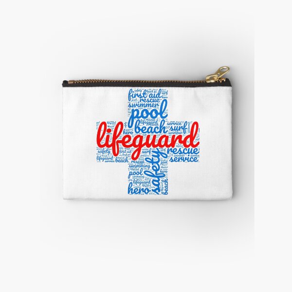 Item preview, Lifeguard Red Word Cloud Cross designed and sold by TeesYouWant.