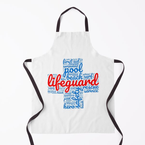 Item preview, Lifeguard Red Word Cloud Cross designed and sold by TeesYouWant.