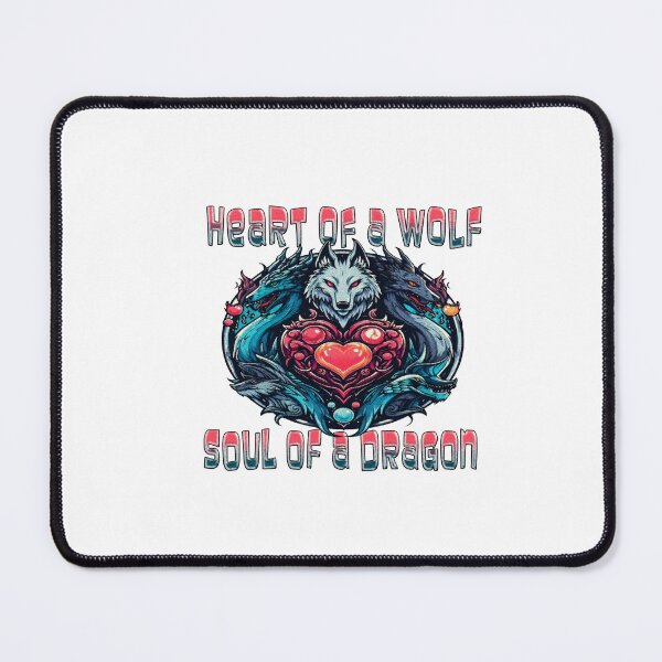 Item preview, Heart of a wolf soul of a dragon designed and sold by Icerizeartx.