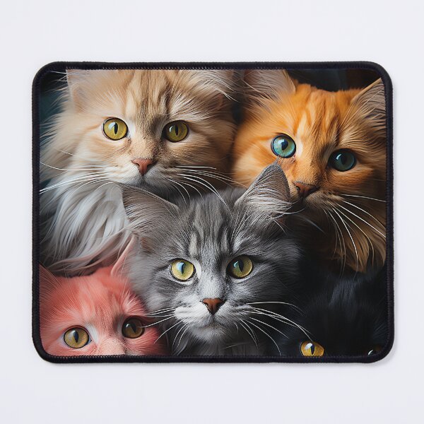 Item preview, Cute Kawaii Adorable Cats - Surreal Vivid Colored Sweet Cats 06 designed and sold by MadeByRobots.