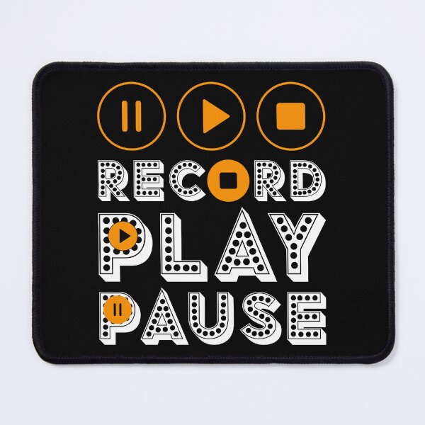 Item preview, Record Play Pause Funny Gifts designed and sold by Kegenth.