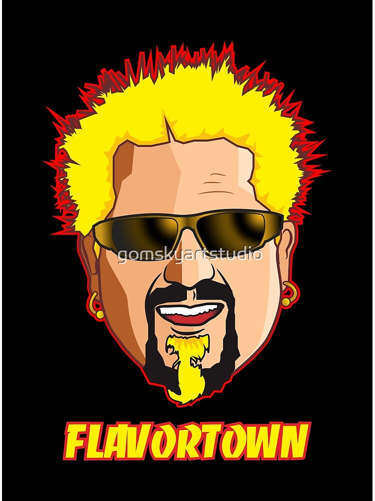 "Guy Fieri" Art Print by gomskyartstudio Redbubble
