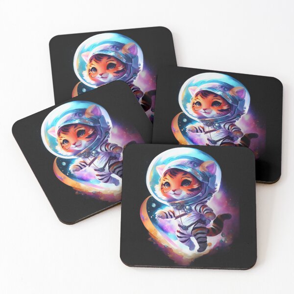 Item preview, TIGER astronaut dancing in space designed and sold by 123JUST4U.
