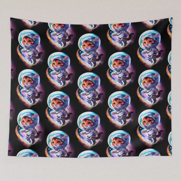Item preview, TIGER astronaut dancing in space designed and sold by 123JUST4U.