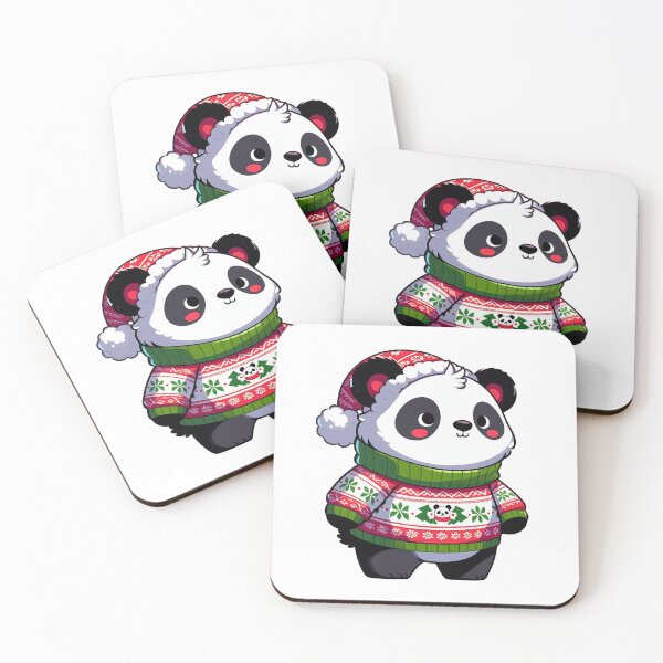 Item preview, cute panda in ugly xmas sweater designed and sold by ffkj09.