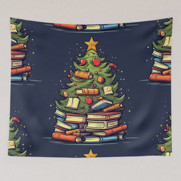 Item preview,  Christmas Tree With Books. My Bookish Pack. designed and sold by LuNkyRose.