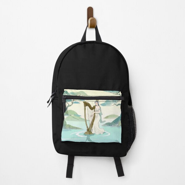 Item preview, Goddess playing harp on water designed and sold by LTI-Stickers.