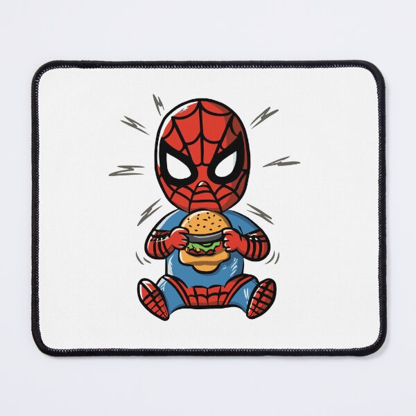 Item preview, Adorable Baby Spider Eating Burger - Baby Spidey Eating Burger Meme Cartoon Costume designed and sold by SpideyUniverse.