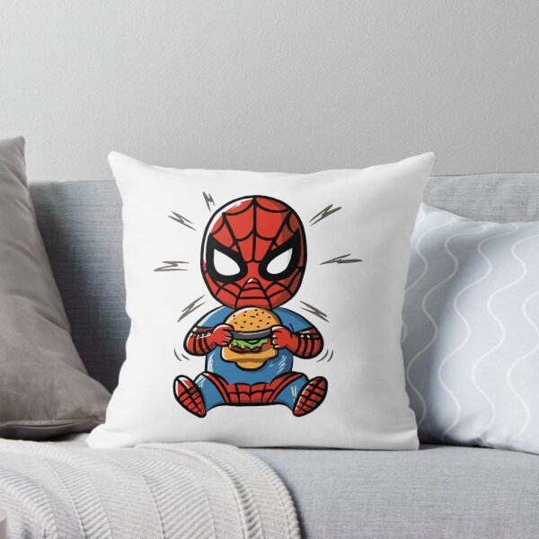 Item preview, Adorable Baby Spider Eating Burger - Baby Spidey Eating Burger Meme Cartoon Costume designed and sold by SpideyUniverse.