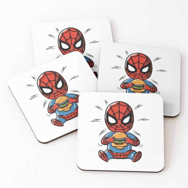 Item preview, Adorable Baby Spider Eating Burger - Baby Spidey Eating Burger Meme Cartoon Costume designed and sold by SpideyUniverse.