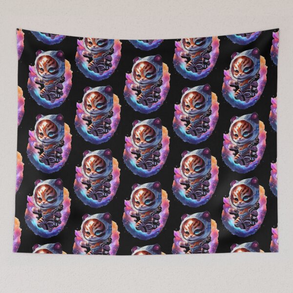 Item preview, TIGER astronaut dancing in space designed and sold by 123JUST4U.