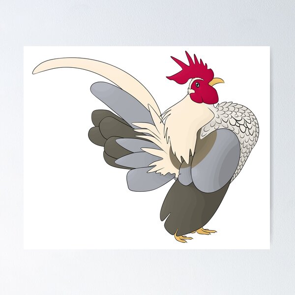 Item preview, Serama Rooster designed and sold by Clucky-Designs.