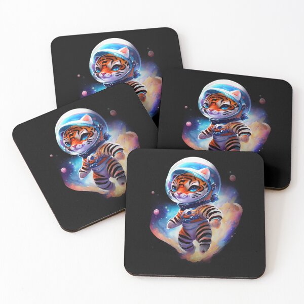 Item preview, TIGER astronaut dancing in space designed and sold by 123JUST4U.