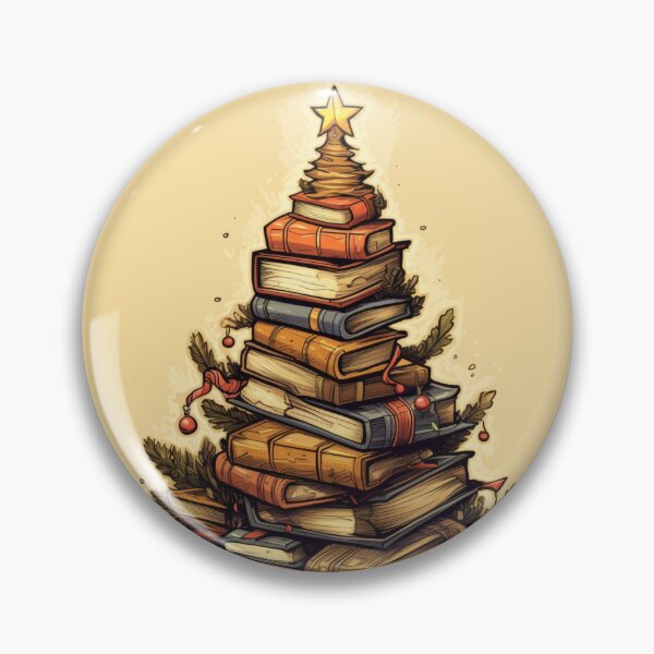 Item preview, Christmas Tree With Books. My Bookish Pack. designed and sold by LuNkyRose.
