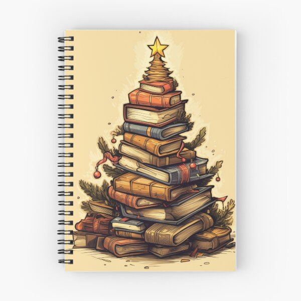 Item preview, Christmas Tree With Books. My Bookish Pack. designed and sold by LuNkyRose.