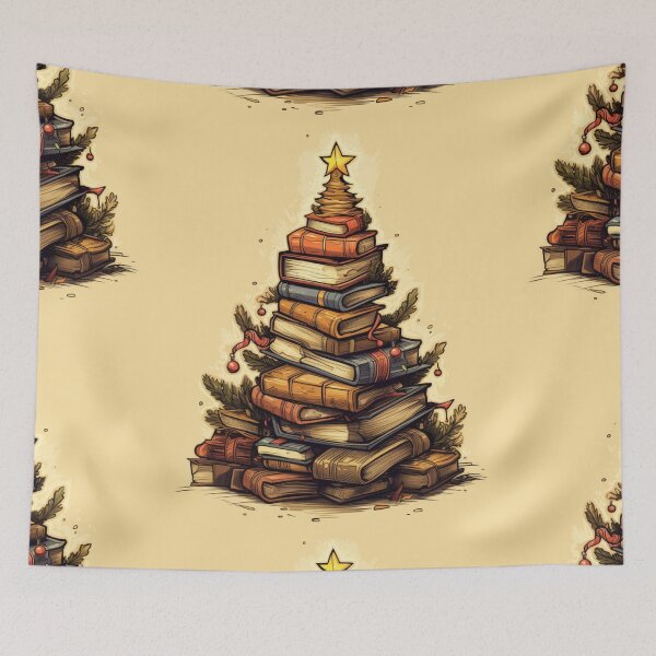 Item preview, Christmas Tree With Books. My Bookish Pack. designed and sold by LuNkyRose.