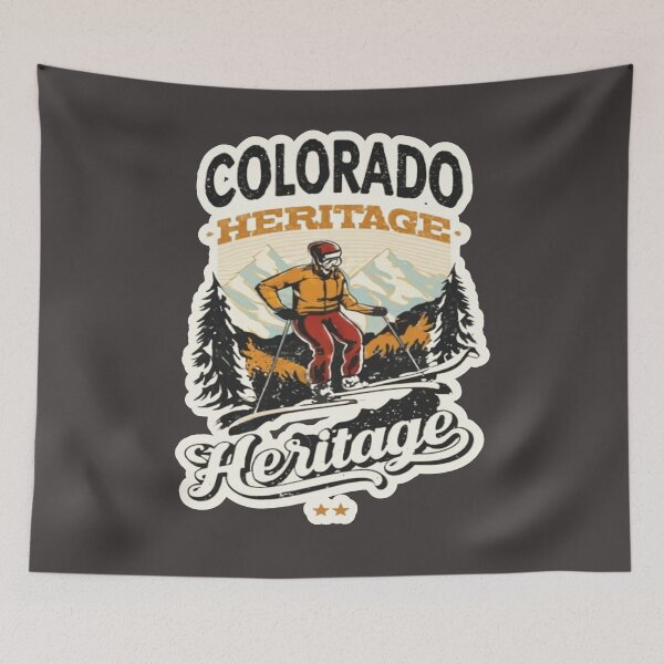 Item preview, Colorado Ski Heritage designed and sold by UrbanGraphixs.