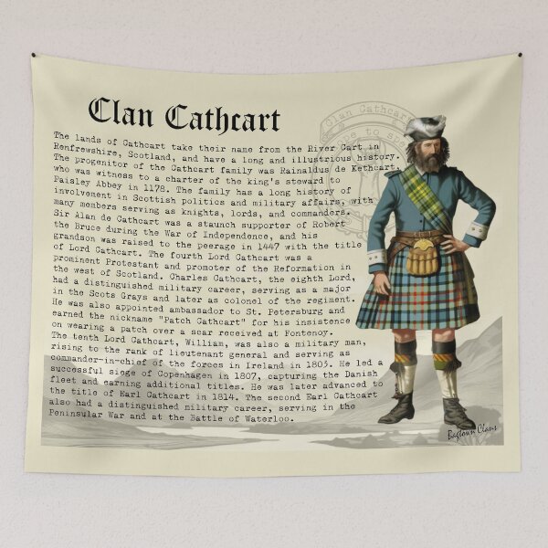 Item preview, Clan Cathcart Scottish History  designed and sold by BagTown Clans.