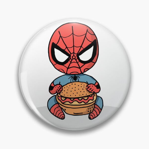 Item preview, Copy of Adorable Baby Spider Eating Burger - Baby Spidey Eating Burger Meme Cartoon Costume designed and sold by SpideyUniverse.