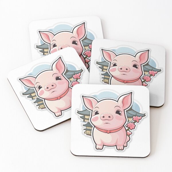 Item preview, A pig traveling in tokyo designed and sold by DigitalArtByCJ.
